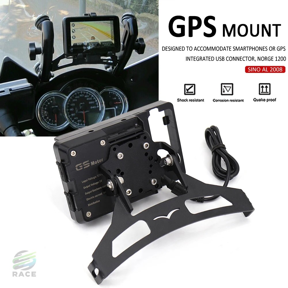 バイクアクセサリ 1200 gt/4v GPSマウント ナビゲーションプレート guitStelvio nx 1200用マウント